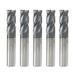 #US 5X 1/2" 4 Flute Variable Helix END Mill .030 Radius TiALN Coated