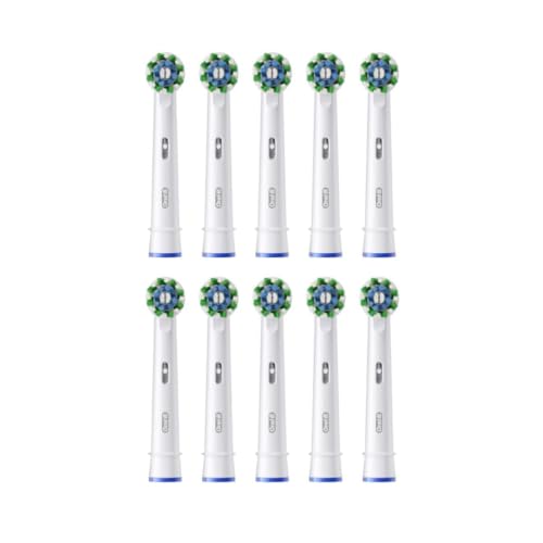 Oral-B Pro Cross Action Toothbrush Heads for Electric Toothbrush Pack of 10 Suitable for a Post Box