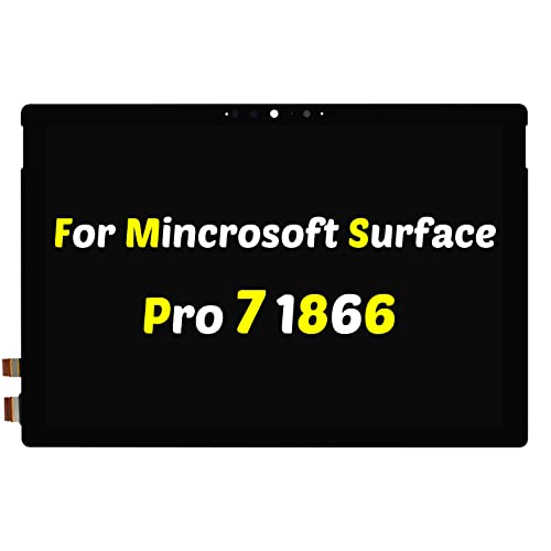Image of for Microsoft Surface Pro 7 1866 2019 (2019) Screen Replacement for Surface Pro 7 C02XR7Y9JG5H Digitizer 2736x1824 12.3 inch LED LCD Touch Screen Display Digitizer Assembly LP123WQ1 LP123WQ2