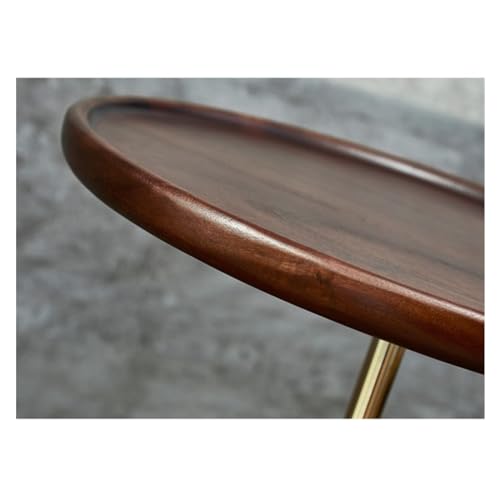 Table d'appoint en bois avec étagère de salon intégrée - 6