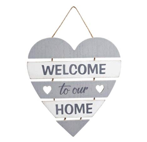 Transomnia Targa da appendere con scritta Welcome...