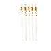 SALFEE 5pair Ceramic Chopsticks with High-end Anti Slip High Temperature Resistance