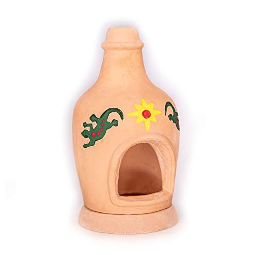 Incienso de Santa Fe - Chiminea Fireplace Natural Wood Incense Burner, Includes 40 Piñon Incense Bricks