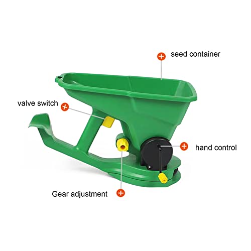 Dispersor de semillas manual para jardín 1.5L portátil miniatura 6