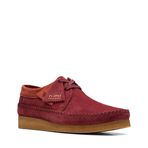 Clarks Weaver Oxblood Suede 11 D (M)