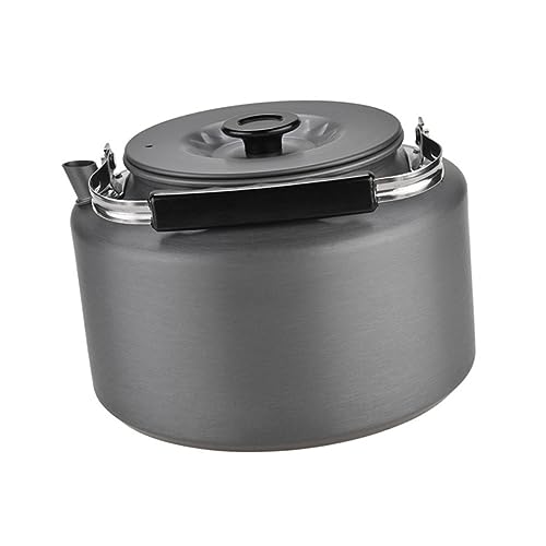 BRIGHTFUFU Outdoor Tea Kettle 2l Capacity Quick Boil Non-slip Grip for Camping Picnic and Hiking