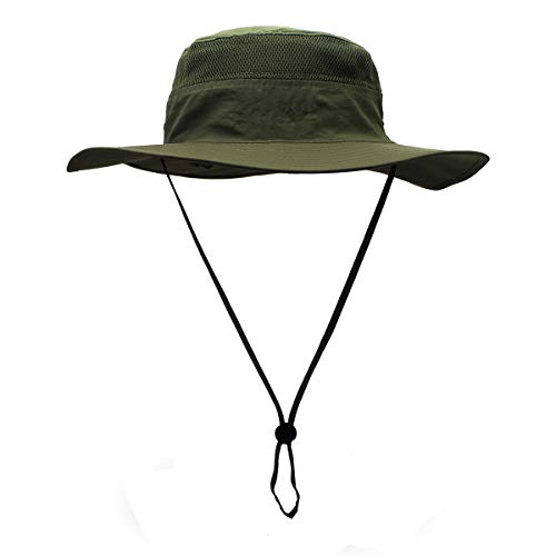Croch Sombrero de sol para hombre y mujer, protección UV, transpirable, para senderismo, camping, viajes, pesca, 60 cm
