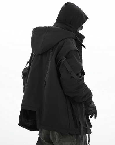 MFCT Japanese Streetwear Techwear Men's Parka Winter Coats4