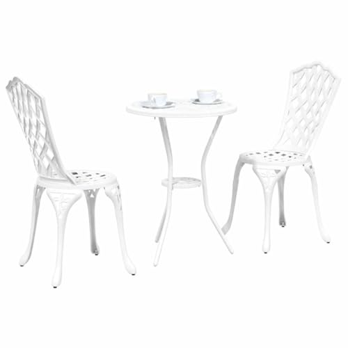 vidaXL Aluminium Outdoor Dining Set - 2 Se...