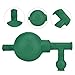 SOLUSTRE 2pcs Valves Rubber Pipette Filler Quantitative Bulb for Industrial and Chemical Labs Efficient One-Handed Versatile Usage Food and Agricultural Testing