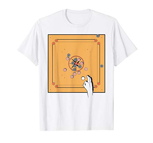 Carrom board game. T-Shirt