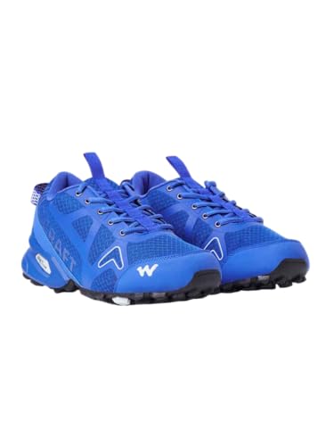 Image of Wildcraft Orion Outdoor Shoes for Men's | Trekking and Hiking Anti-Skid Outdoor Boots with Rubber Sole | Comfortable & Lightweight Design with Shock Absorption - 11 (Navy)
