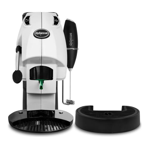 Generico Macchina a cialde Coffee & Tea color Bianca con frullino e supporto integrato ed erogatore per infusi.