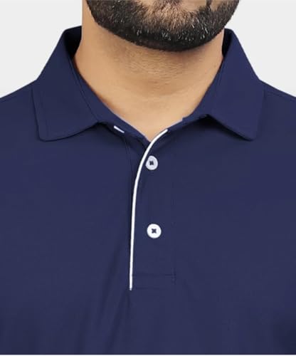 Image of T-Shirt for Men's | Regular Fit Polo Casual Stylish | Half Sleeve T Shirt