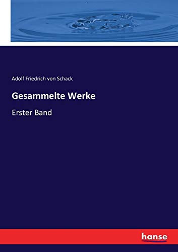 Gesammelte Werke: Erster Band (German Edition)