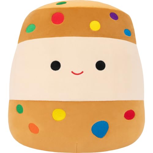 Image of Squishmallows Original 12in Simonette the Cookie Ice Cream Sandwich - Official Jazwares Plush (Medium-Sized)