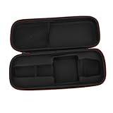 JEWEDECO レザー製マイク収納ケース 衝撃吸収 防水ハードカバー 多収納可能 軽量コンパクト ジッパー開閉式 マイクバッグ ホーム トラベル用