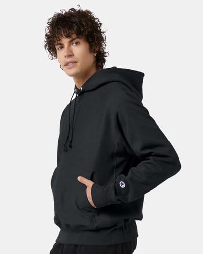 Champion S101 Men's Reverse Weave Hooded Sweatshirt, Heavyweight 12 oz. Fleece, Shrink-Resistant2