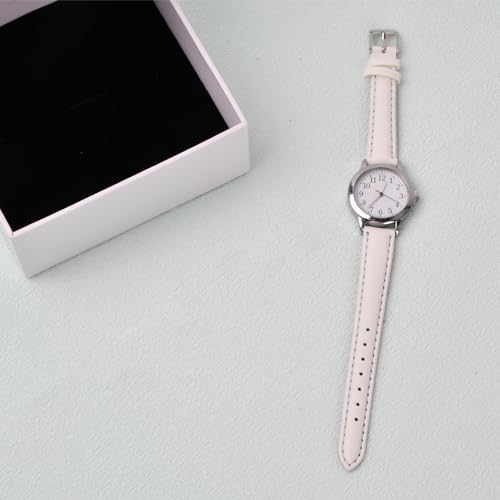 Stylish Women's Leather Strap Analog Quartz Watch - Easy Read - Image 4