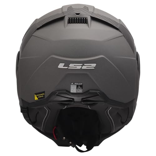 Image of LS2 Helmets Advant II Modular Motorcycle Helmet W /SunShield (Gloss Jeans Gray - X-Small)