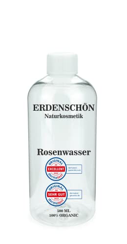Erdenschön Naturkosmetik TestSieger2022&DERMATEST Urteil Sehr gut! 500ml Bio Rosenwasser-Rosa Damascena Gesichtswasser… - Image 6