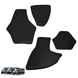 SILIVN スズキ エブリイ DA17V フロント キックガード キズ・汚れ防止 エブリイワゴン DA17W ガードマット 高耐久性 DR17W フットサイド キックガード タイヤハウス用 キックガード 車種別専用設計 4層構造 内装パーツ 純正 保護 蹴り防止 ドレスアップ 加工不要 取扱説明書付き 4枚入