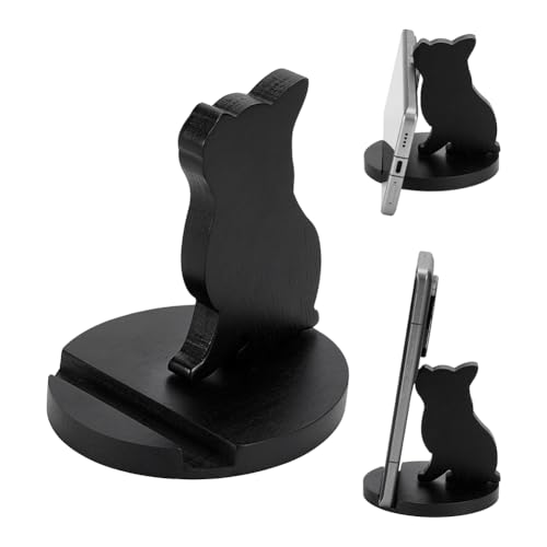 Support en bois pour tablette et smartphone, finition artisanale épurée
