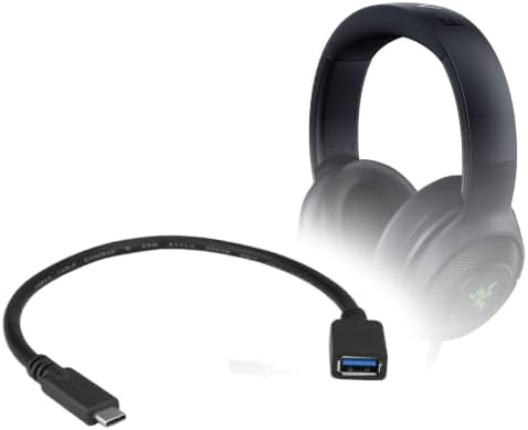 BoxWave Cable Compatible with Razer Kraken V3 X - USB Expansion Adapter, Add USB Connected Hardware to Your Phone image 5