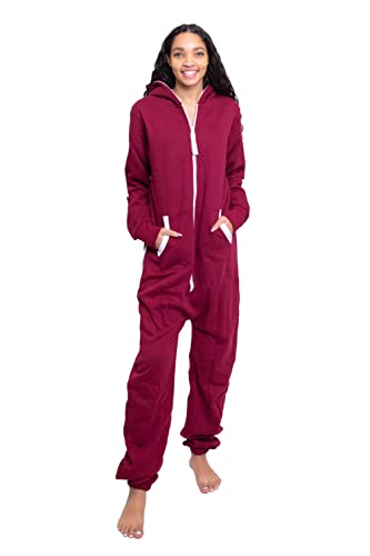 BIG FEET PAJAMA CO. Hoodie Onesie Jumpsuit Premium One-Piece SweatSuit for Men & Women3