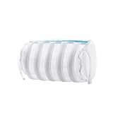 BAZEITFLOW Bolsa de Lavado y Almacenamiento para Zapatos de Poliéster Resistente y Portátil para Zapatillas Botas y Ropa Delicada Reutilizable para Lavadora y Viajes Blanca