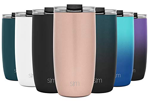 Simple Modern 16oz Voyager Travel Mug Tumbler w/Clear Flip Lid & Straw
