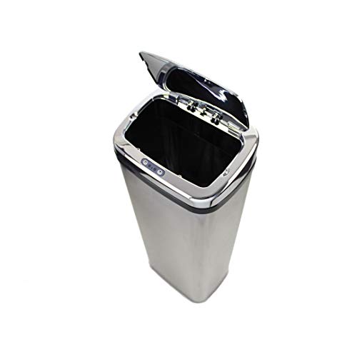 Lixeira Automática Top Clean Inox 50 Litros Guimmis® SD-012A