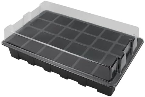 24 buracos planta semente cresce caixa berçário muda jardim quint...