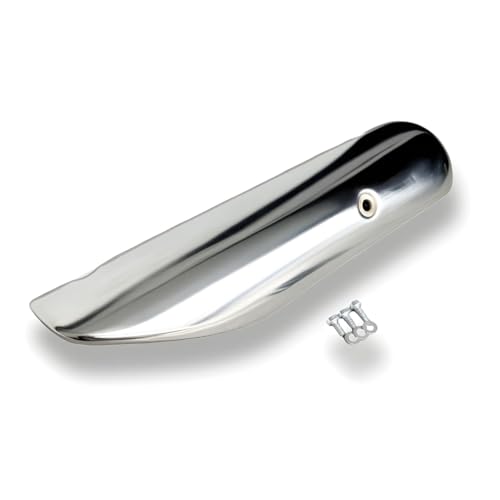 Image of EAZ Original Stock Silencer Plate Cover for Royal Enfield Classic Reborn & New Bullet 350cc