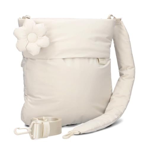 Bolso bandolera Hannah HA12 Cream White: la solución ligera para organizar tus esenciales