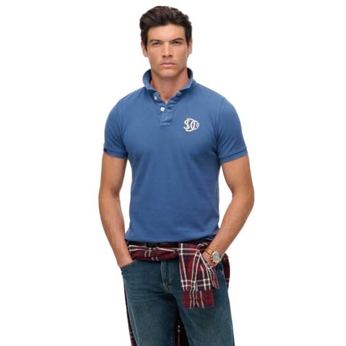 Polo brodé Superdry Vintage Athletic