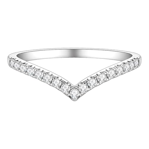 V字ライン エンゲージリング