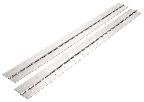SPARKWHIZ Continuous Piano Hinges, 36" x 3" Stainless Steel Hinge 2pcs