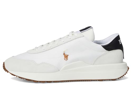 Image of POLO RALPH LAUREN Men's Train 89 Suede-Paneled Sneakers