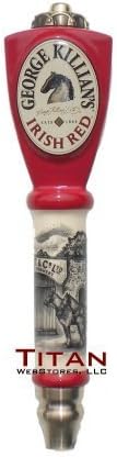 Killian's Irish Red Ceramic Beer Tap Handle | Draft Handle | Tap Marker