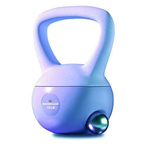 MANUEKLEAR Iron Sand Soft Kettlebell Strength Training Kettlebells Soft Sandfill Kettlebell Hand Weights Strength Training Equipment for Women Weightlifting, Conditioning, Strength and Core Trainingâ¦