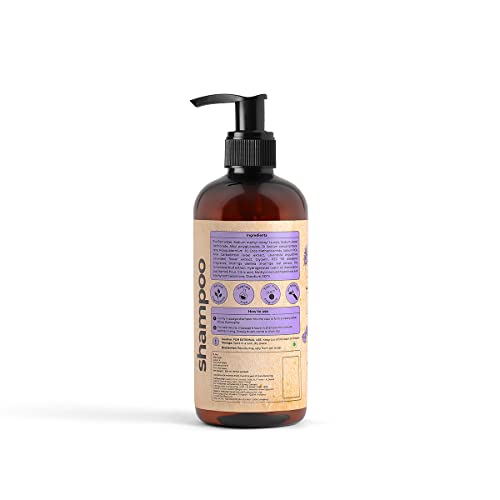 Image of Gentle Cleaning No Tear Shampoo for Dogs & Cats - Natural Shampoo with Aloe Vera for Sensitive Skin - Lavender Controls Bad Odour & Keeps Pets Calm - Moringa Prevents Skin Infection - 300ml