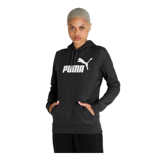 Puma 586788-07 Sudadera, Color Dark Gray Heather, Talla M