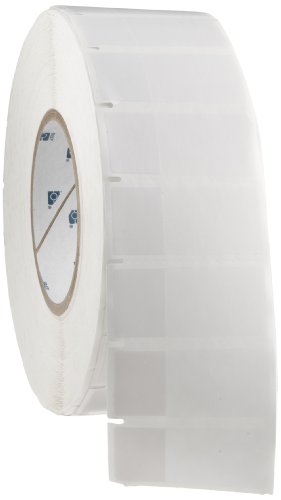 New Arrivals Brady THT-64-427-3 1 Width x 2.25 Height, B-427 Self-Laminating Vinyl, Matte Finish White/Translucent Thermal Transfer Printable Label (3000 per Roll)