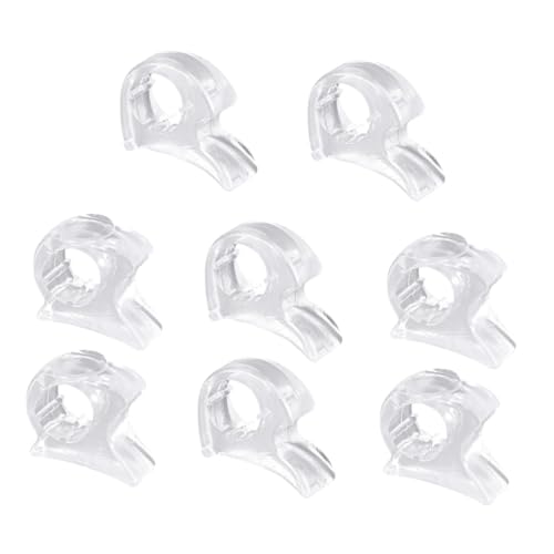FOMIYES E Separators for Bunions 8 Pack Soft Toe Spacers Ergonomic Toe Separating Covers for Bunions Correcti