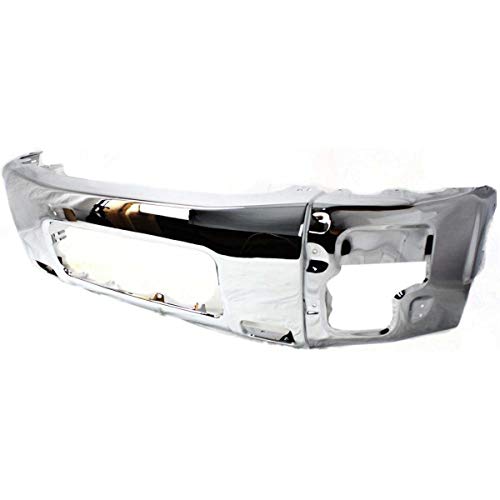 New Bumper for Nissan Titan 2004 - 2014 / Armada 2005 - 2007 Front Bumper Chrome ( OEM Number: 62022ZR08A,Parts Link No: NI1002136)