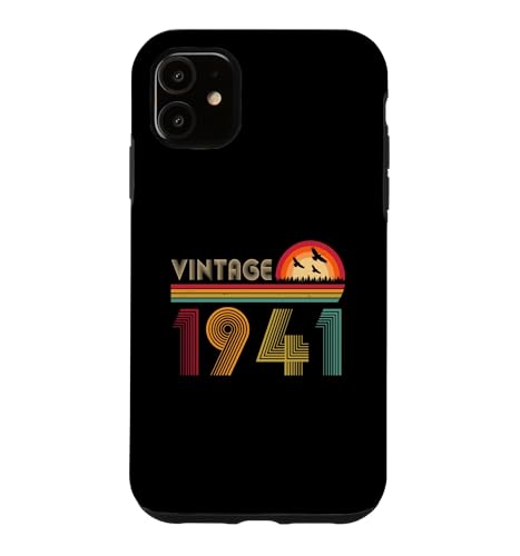 �r���e�[�W 1941 85�΂̒a�����v���[���g �j�����p 85�� �X�}�z�P�[�X iPhone 11 �p
