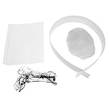 VALICLUD ウィッグ収納バッグ 静電気防止ネット付き 紙ボール ヘア用品 収納オーガナイザー 多機能 ポータブル 耐久性のある素材 防塵 ヘアエクステンション アクセサリー保管