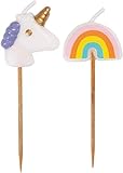 vela unicornio primor Las velas de unicornio miden 7,5 cm de altura