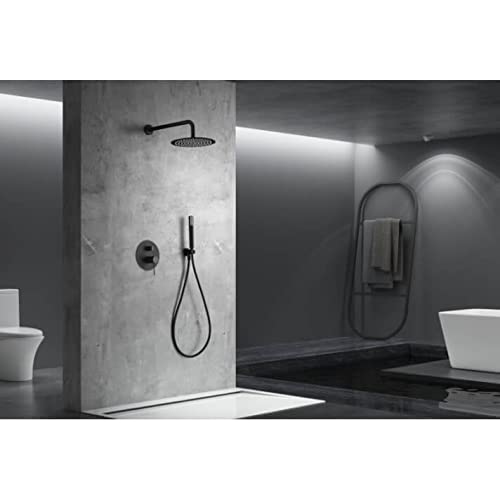 Colonne De Douche Encastrée Chromé Anti-calcaire - Design Moderne Et Économie D'eau - Kit